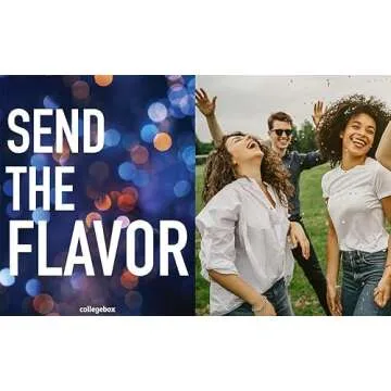 COLLEGEBOX Snack Box 50 Count Variety Care Package Gift