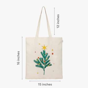 Ecoright Eco-Friendly Canvas Tote Bag - Perfect for Shopping & Travel