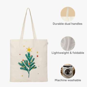 Ecoright Women's Tote Bag - Eco Friendly Canvas Shopping Bag