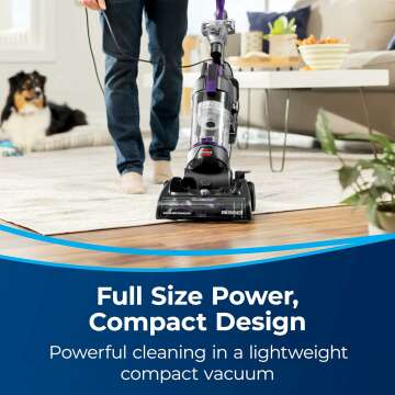 Compact Turbo Upright Vacuum for Small Spaces