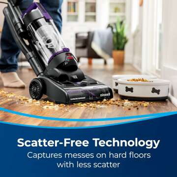Compact Turbo Upright Vacuum for Small Spaces