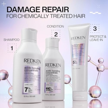Redken Bonding Shampoo for Damaged Hair | Strengthens Weak Strands