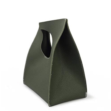 HOXIS Vintage Minimalist PU Leather Handbag Light Grey