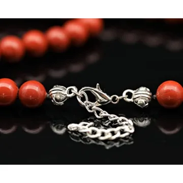 Natural Red Jasper Beaded Choker Necklace for All Occasions