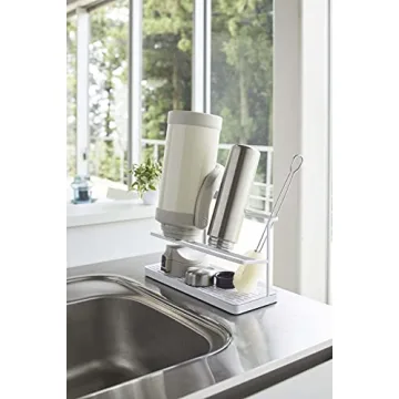 Yamazaki Two Tier Bottle Drying Rack for Stylish Kitchens