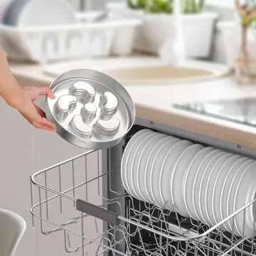 Slow Feeder Dog Bowl, Double-Layer Food-Grade Stainless Steel, Heavy Duty with Non-Slip Rubber Base, 2Cups Capacity for Medium Dogs to Slow Down Eating