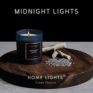 Scented Jar Candle with Favorite Natural Fragrances - Quality Soy Wax, Smokeless Cotton Wick, Long L...