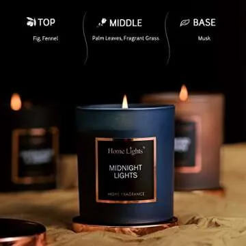 Quality Soy Wax Scented Candle with Natural Fragrances