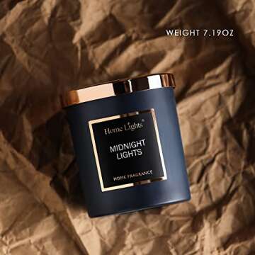 Scented Jar Candle with Favorite Natural Fragrances - Quality Soy Wax, Smokeless Cotton Wick, Long Lasting 35 Hour Burn. Includes Luxury Lid in Gift Pack