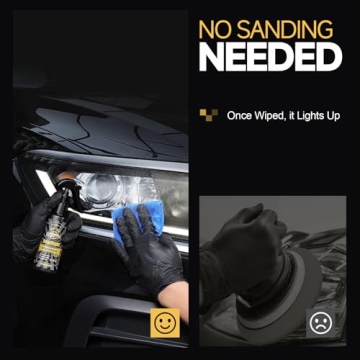 Professional Headlight Restoration Kit for Clear Vision