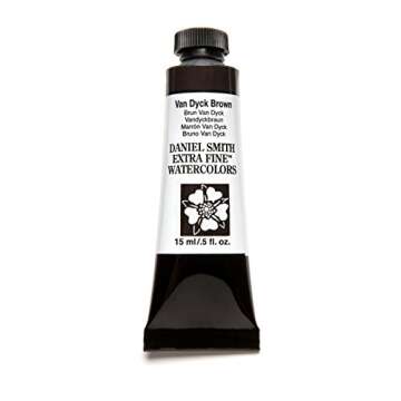 Daniel Smith Extra Fine Watercolor 15ml Paint Tube, Van Dyke Brown (284600110), 0.5 Fl Oz (Pack of 1)