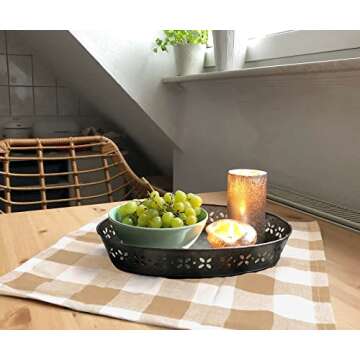 Beige Dinner Napkins Set of 6 - 100% Cotton, Stylish & Reusable