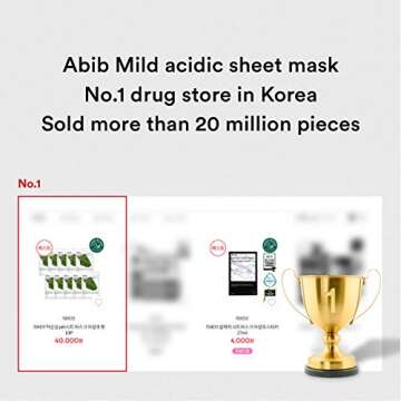 Abib Heartleaf Fit Mild Acidic pH Sheet Mask 10pcs