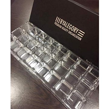 byAlegory Acrylic Lipstick Organizer for 24 Lipsticks
