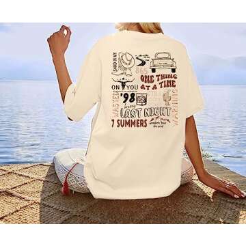 Cow Skull Shirts for Women Stylish Oversized Graphic Tees