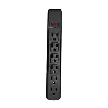 ACL 15 Feet Surge Protector with 6 Outlets and Rotating Plug