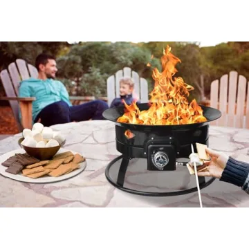 Portable Smokeless Fire Pit for Camping & Outdoor Living