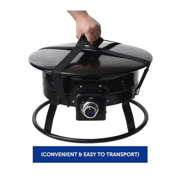 Portable Smokeless Fire Pit for Camping & Outdoor Living