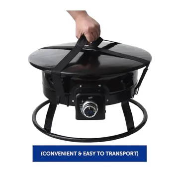 Portable Smokeless Fire Pit for Camping & Outdoor Living