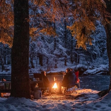 Portable Smokeless Fire Pit for Camping & Outdoor Living