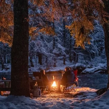 Portable Smokeless Fire Pit for Camping & Outdoor Living