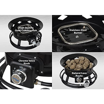 Portable Smokeless Fire Pit for Camping & Outdoor Living