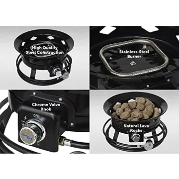Portable Smokeless Fire Pit for Camping & Outdoor Living