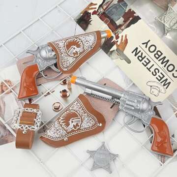 Cowboy Toys Set for Kids | Dress-up Costume Accessories