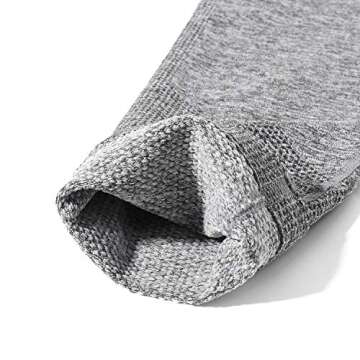 MOOSLOVER Seamless Butt Lifting Workout Leggings for Women High Waist Yoga Pants Compression Contour Tights(M,Gray)