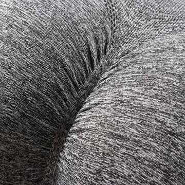 MOOSLOVER Seamless Butt Lifting Workout Leggings for Women High Waist Yoga Pants Compression Contour Tights(M,Gray)