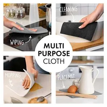 Eco-Friendly SUPERSCANDI Swedish Dishcloths - 6 Pack