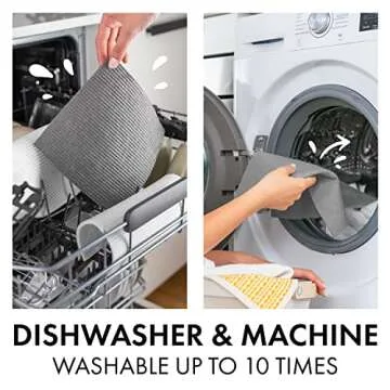 Eco-Friendly SUPERSCANDI Swedish Dishcloths - 6 Pack