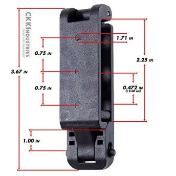 HolsterSmith Molle Locking Belt Clips – Secure Gear & Versatile Design