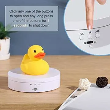 Hicarer Motorized Rotating Display Stand for Photography