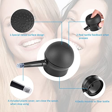 Hair Building Fibers Spray Applicator for Quick Coverage