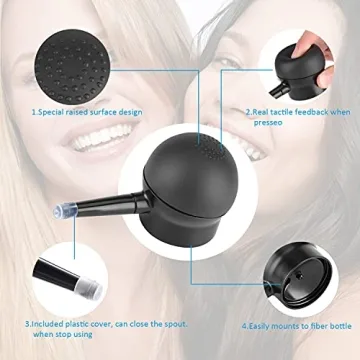 Hair Building Fibers Spray Applicator for Quick Coverage