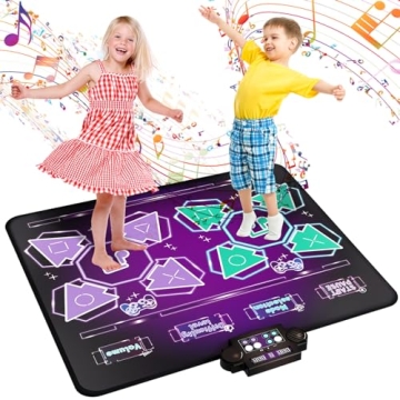 Joyvalley Kids Dance Mat - Fun 2-Player Pad for Active Play and Skill Development