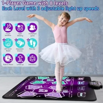 Joyvalley Dance Mat for Kids - Fun Interactive Toy