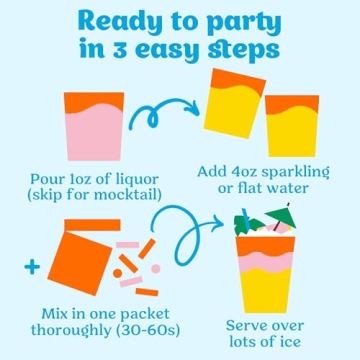 Craftmix Variety Pack of 12 Vegan Low-Cal Mocktails