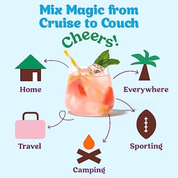 Craftmix Variety Pack of 12 Vegan Low-Cal Mocktails