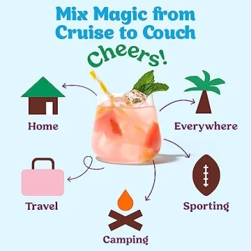 Craftmix Variety Pack of 12 Vegan Low-Cal Mocktails