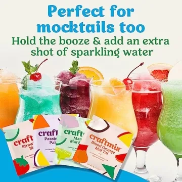 Craftmix Variety Pack of 12 Vegan Low-Cal Mocktails