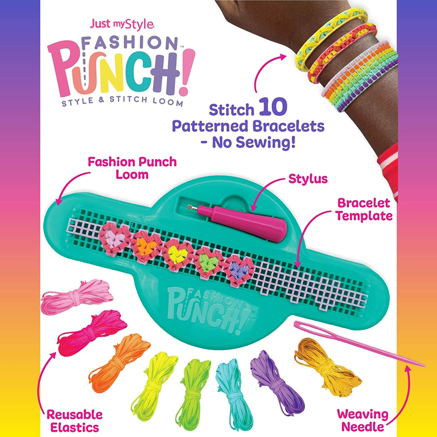 Fashion Punch Loom Kids Bracelet Kit