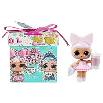 L.O.L. Surprise! Confetti Pop Birthday Doll with 8 Surprises - Great Gift for Girls Age 4+