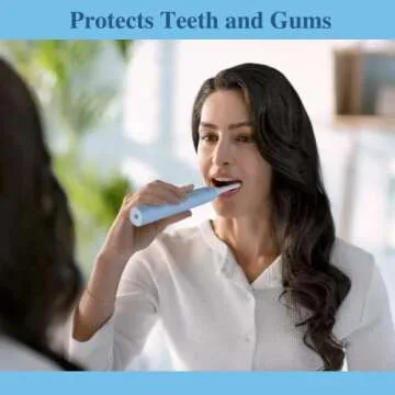 PHILIPS Sonicare Electric Toothbrush with DiamondClean Brush Head, Phillips Sonicare Rechargeable Toothbrush with Pressure Sensor, Sonic Electronic Toothbrush, Travel Case, Blue 1.0 Count