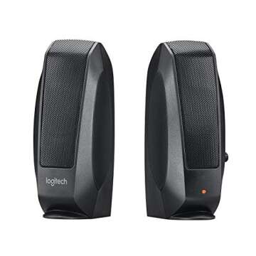 Logitech S120 2.0 Stereo Speakers for Compact High-Quality Audio
