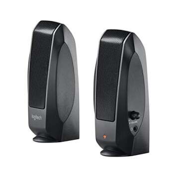 Logitech S120 2.0 Stereo Speakers for Compact High-Quality Audio