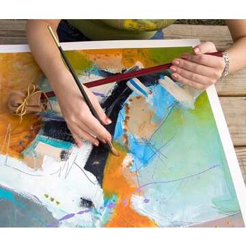 Creative Mark Professional Mahl Stick for Painting, Drawing & Sketching Classic Traditional Artist's and Sign Painter's Tool- Expands to 35.5" in Length