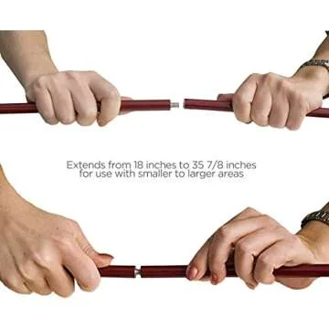 Creative Mark Professional Mahl Stick for Painting, Drawing & Sketching Classic Traditional Artist's and Sign Painter's Tool- Expands to 35.5" in Length