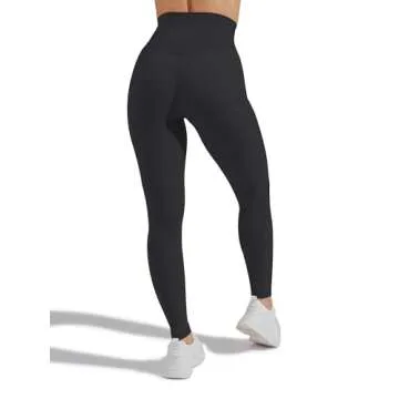 Unthewe High Waisted Butt Lifting Workout Gym Leggings for Women Buttery Soft Athletic Yoga Pants(U816-Black-S)